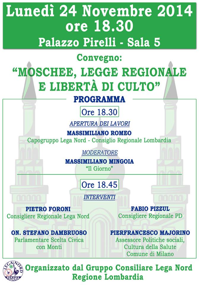 convegno moschee